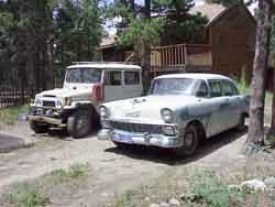 Front view of the cars.